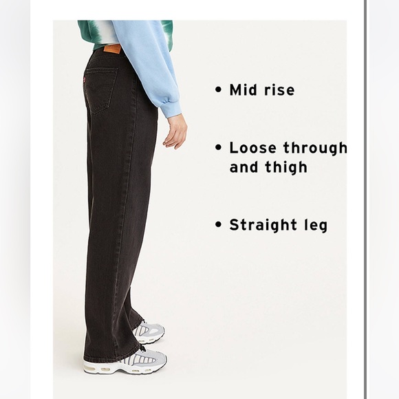 Levi’s Vintage 569 Loose Straight Medium Wash Mid Rise Jeans Size 16Reg - Picture 10 of 11